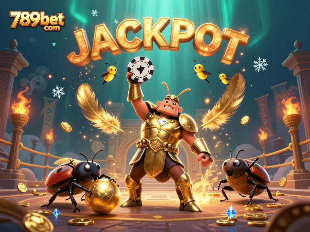 Experience the thrill of winning at 789bet com with an ultra-detailed 3D casino illustration showcasing excitement and victory.