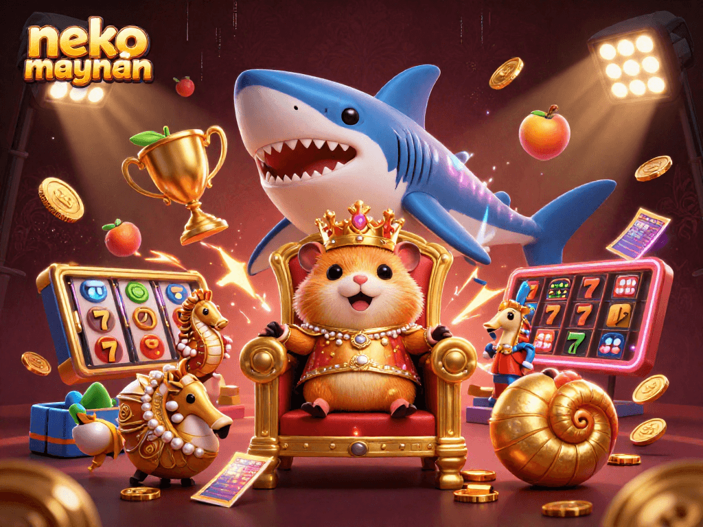 Play Neko May Mắn with thrilling features and rewards in this dynamic slot game illustration.