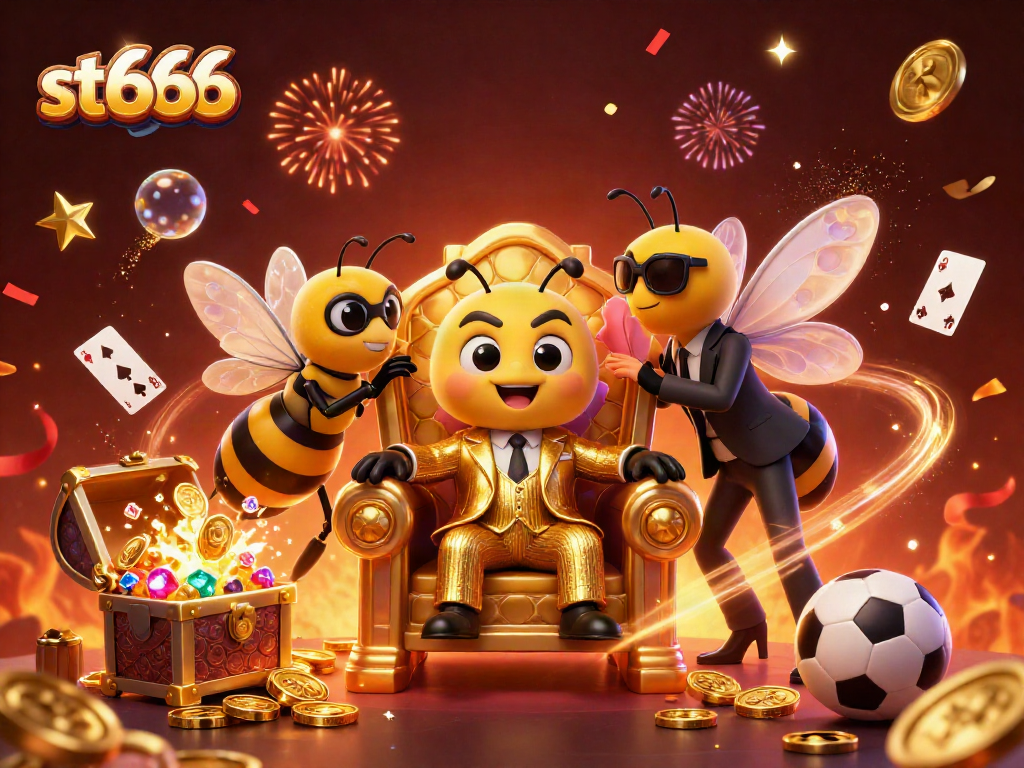 Take chances and experience thrilling games with st666 in this vibrant, action-packed casino scene.