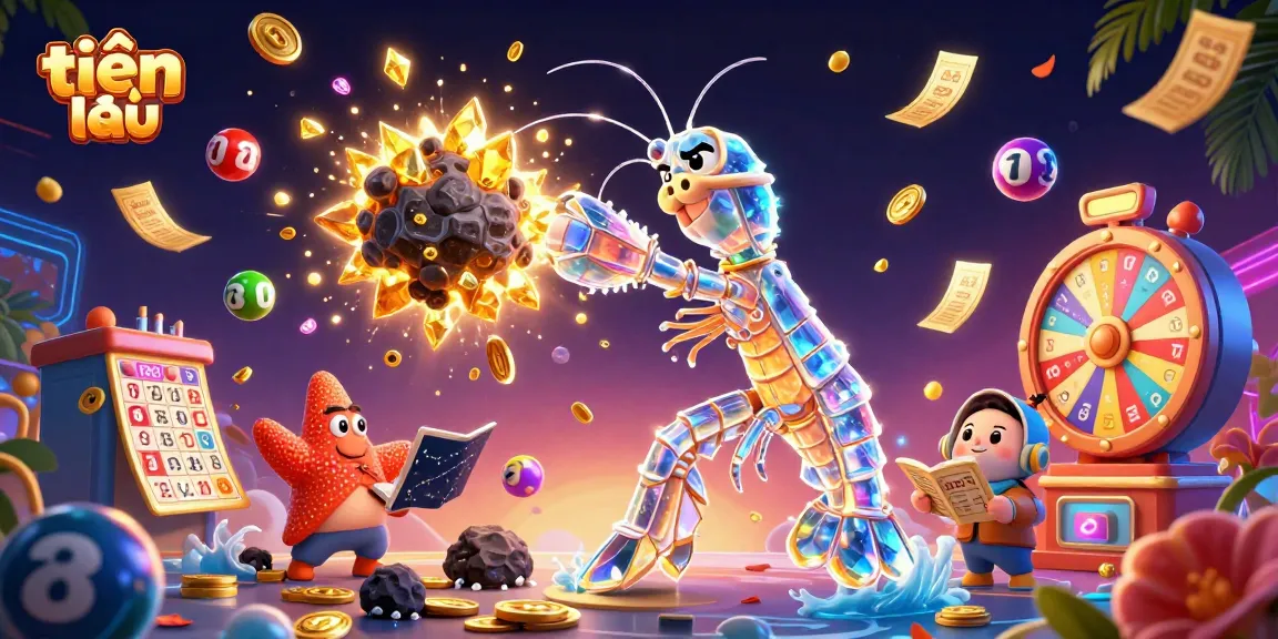 Engage in tiến lên with vibrant lottery elements, a galactic samurai shrimp, and dynamic cash prizes.