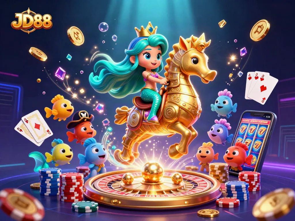 Spin into action at JD88: Experience the thrilling underwater casino adventure!