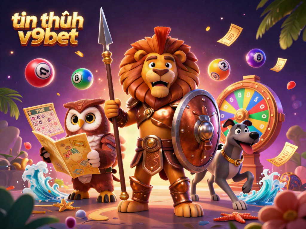 Experience exciting tin tức v9bet with our vibrant, dynamic casino illustration showcasing powerful gaming elements.