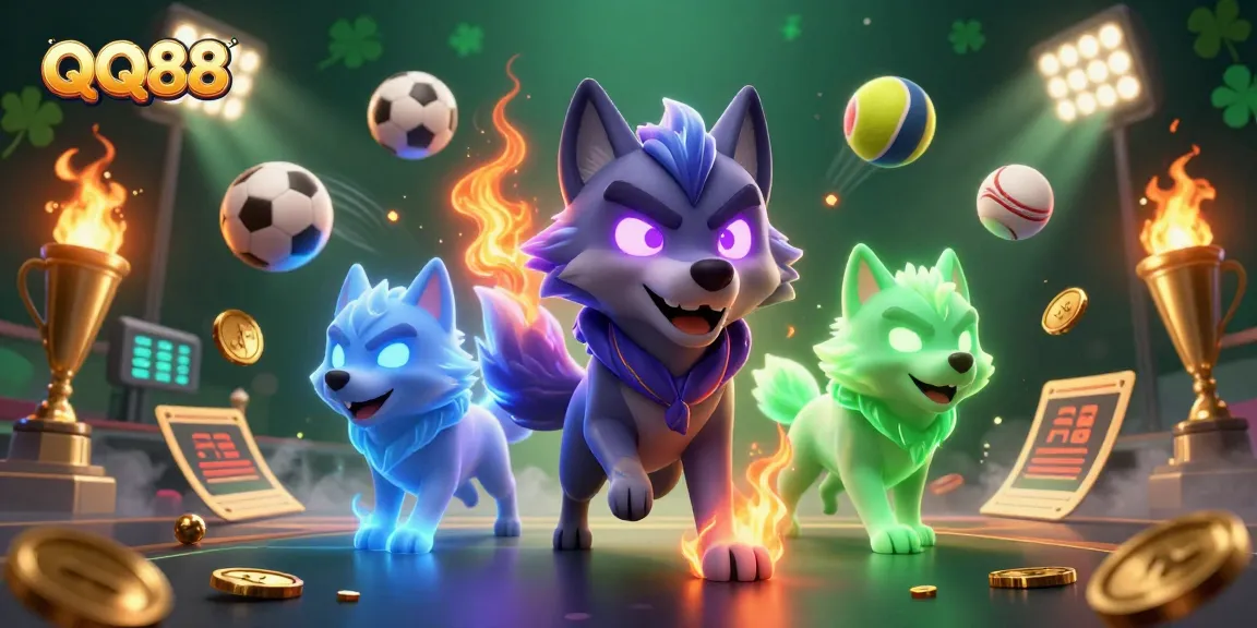 Experience thrilling gameplay with QQ88's captivating casino action and vibrant 3D atmosphere.