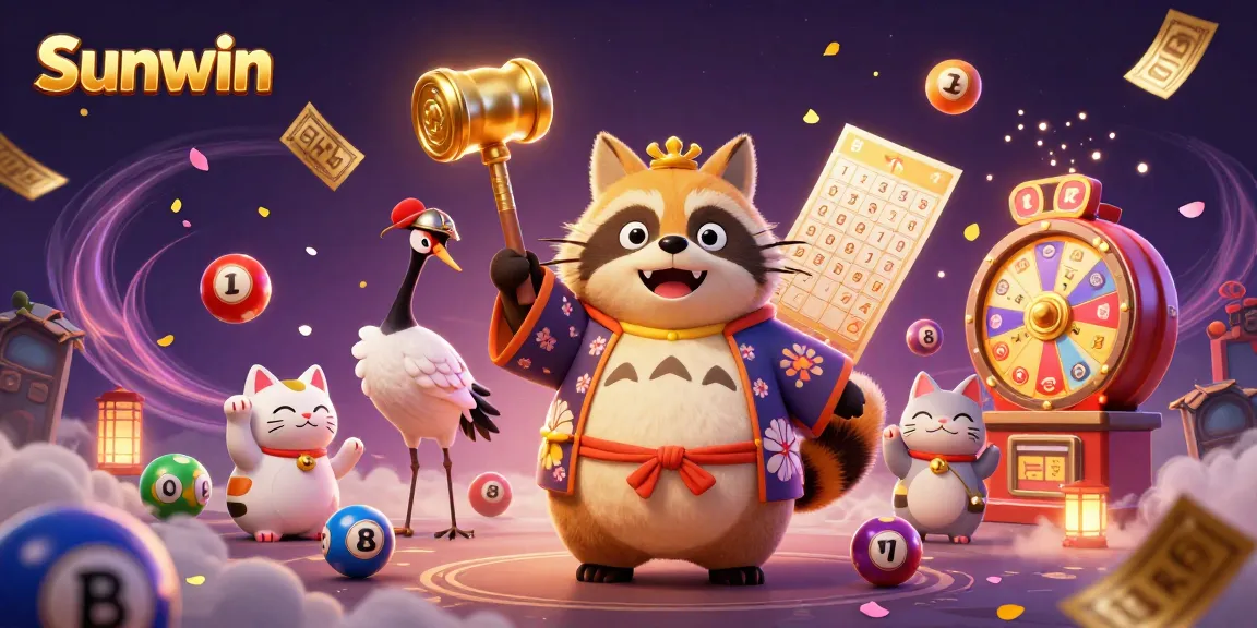 Experience thrilling moments at Sunwin with cheerful characters and dynamic gambling elements.