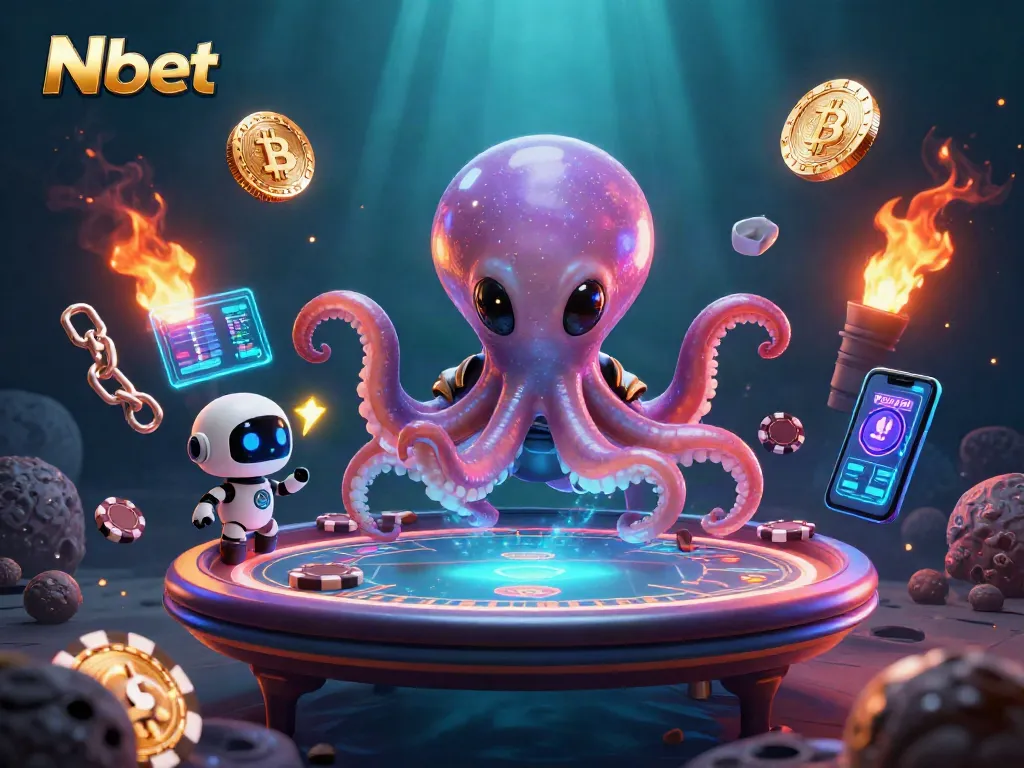 Experience Keno excitement with the Nbet alien octopus mastering holographic poker.