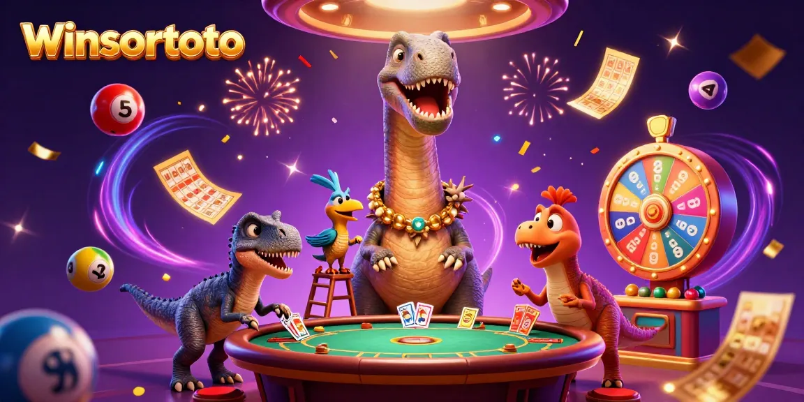 Menangkan permainan di winsortoto dengan brontosaurus raksasa dan kartu dealer yang menghibur.