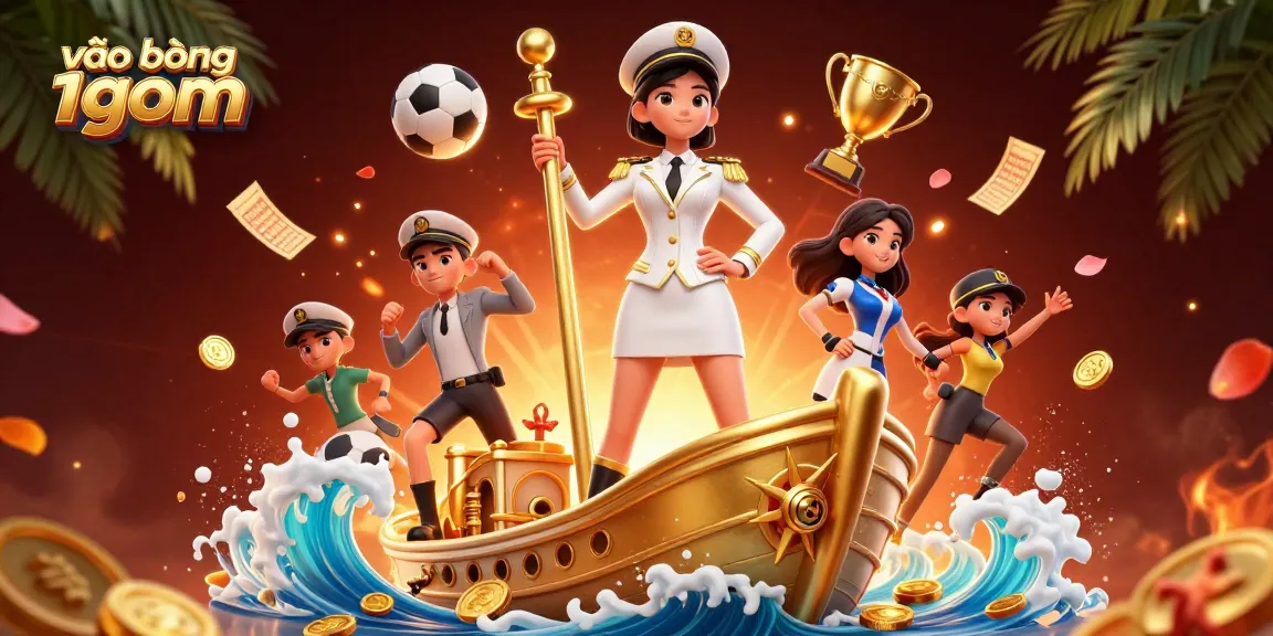 Engage in exciting sports betting with vào bóng 1gom's dynamic scene filled with action-packed gambling elements.