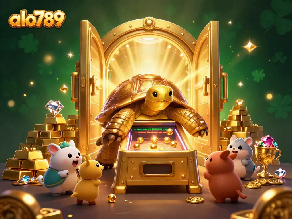 Engage with the thrilling pinball-themed gambling excitement at alo789 with golden treasures galore.