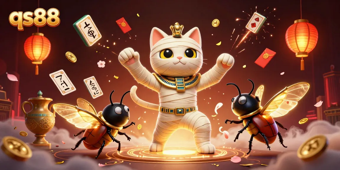Engage in exciting gaming experiences at qs88 with an ultra-detailed 3D illustration of a casino theme featuring vibrant characters and elements.
