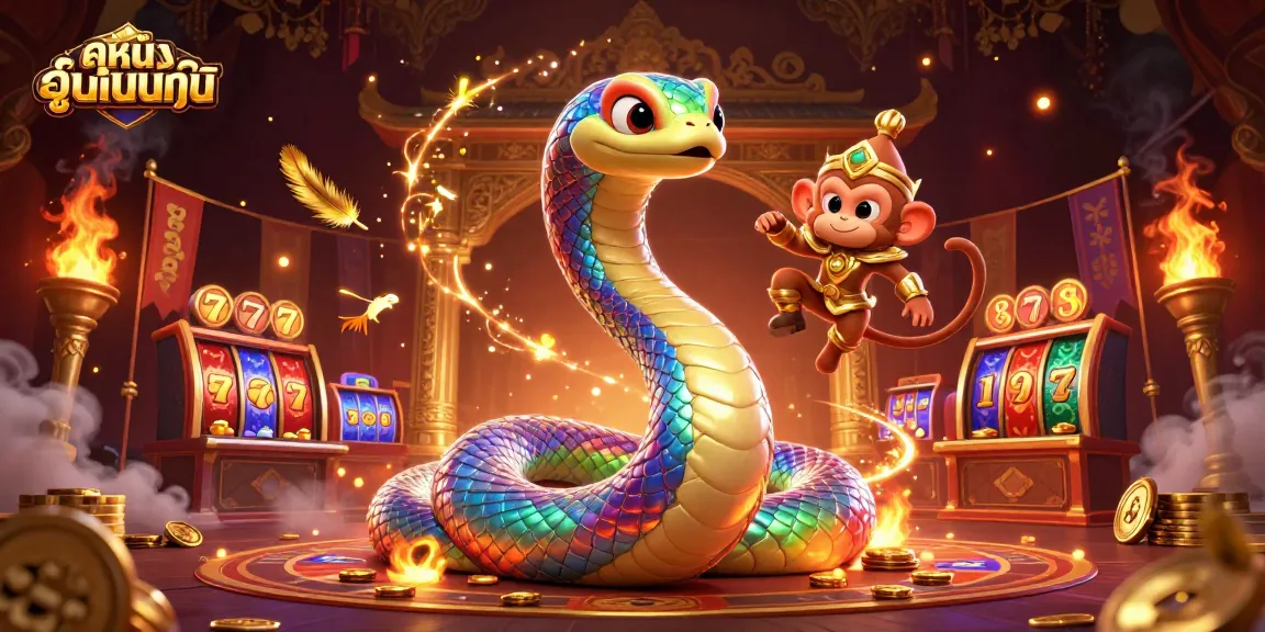 Entertain your fantasies while watching ดูหนังออนไลน์ in a vibrant casino scene filled with magical elements.