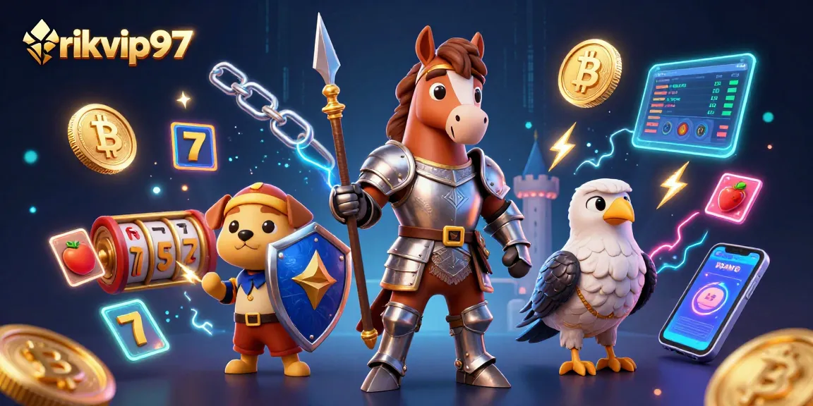 Experience exciting gameplay with rikvip97 featuring immersive slot elements and crypto coins.