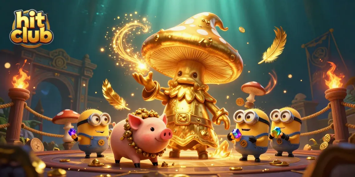 Win big at hit club with golden treasures and magical elements in a vibrant casino atmosphere.