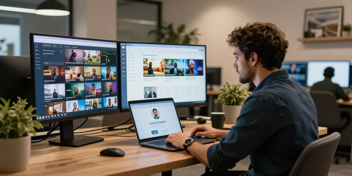 IPTV Reseller in a professional office setting providing trusted local services to clients with quick support.