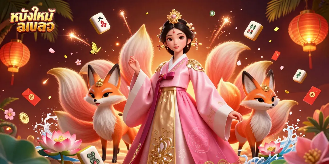 Engage with หนังใหม่ชนโรง in a vibrant illustration capturing the thrill of gaming with dynamic visual elements.