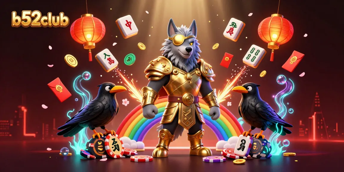 Engage with the dynamic world of b52club featuring Norse-inspired characters celebrating casino gaming.