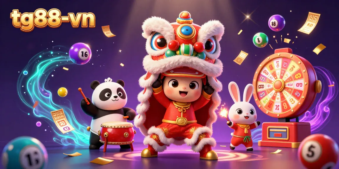 Experience thrilling wins with tg88-vn in a vibrant online casino scene featuring lively characters and dynamic game elements.