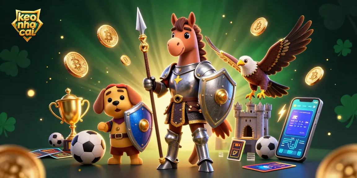 Bet on keo nha cai to win big, sports betting with knights and entertaining elements.