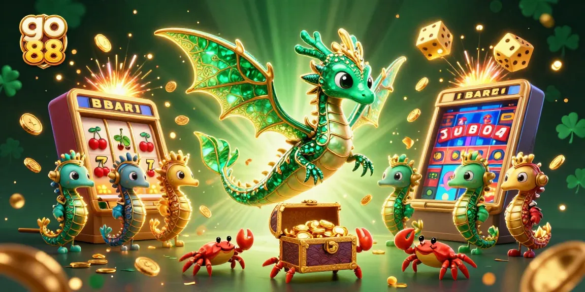 Experience the thrilling world of go 88 with a dazzling 3D casino adventure featuring emerald sea dragons and jackpot magic.
