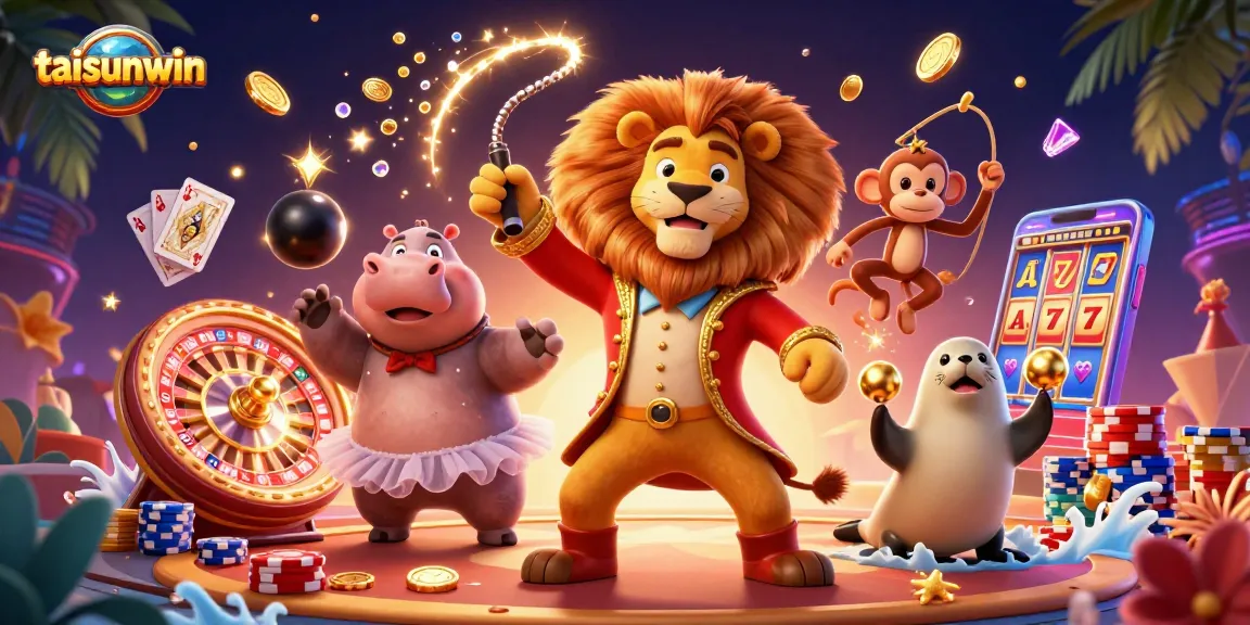 Experience excitement with taisunwin as the whimsical characters bring the casino to life.