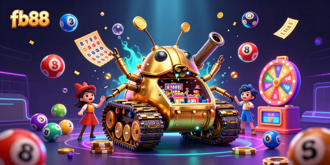Experience dynamic gameplay at fb88 with a golden beetle tank casino illustration showcasing vibrant elements.