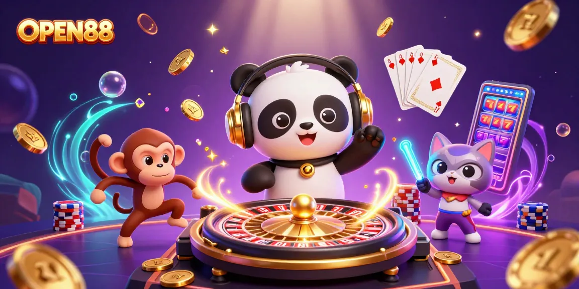 Experience thrilling gameplay at OPEN88 while spinning reels and winning jackpots!