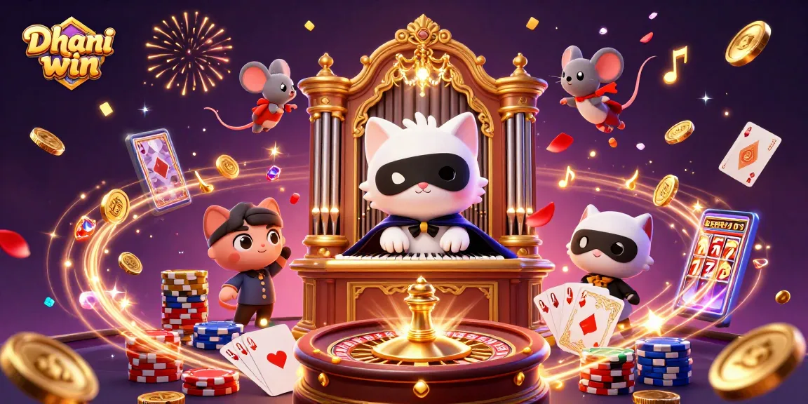 Experience thrilling gameplay on Dhani win with exciting casino elements and vibrant characters.