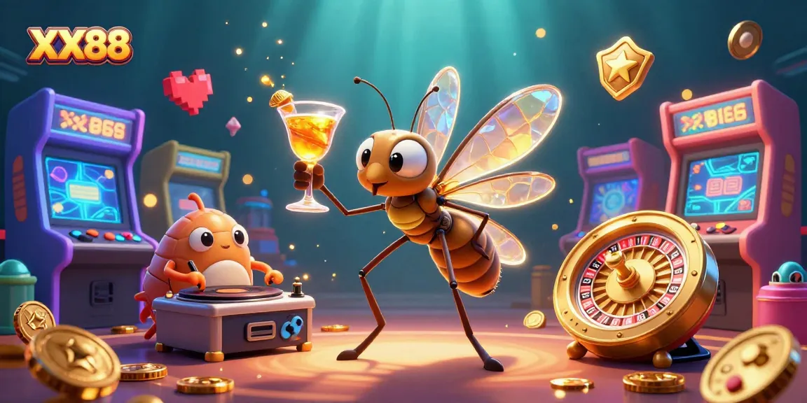 Experience the excitement of XX88 with dynamic casino-themed 3D characters in action.