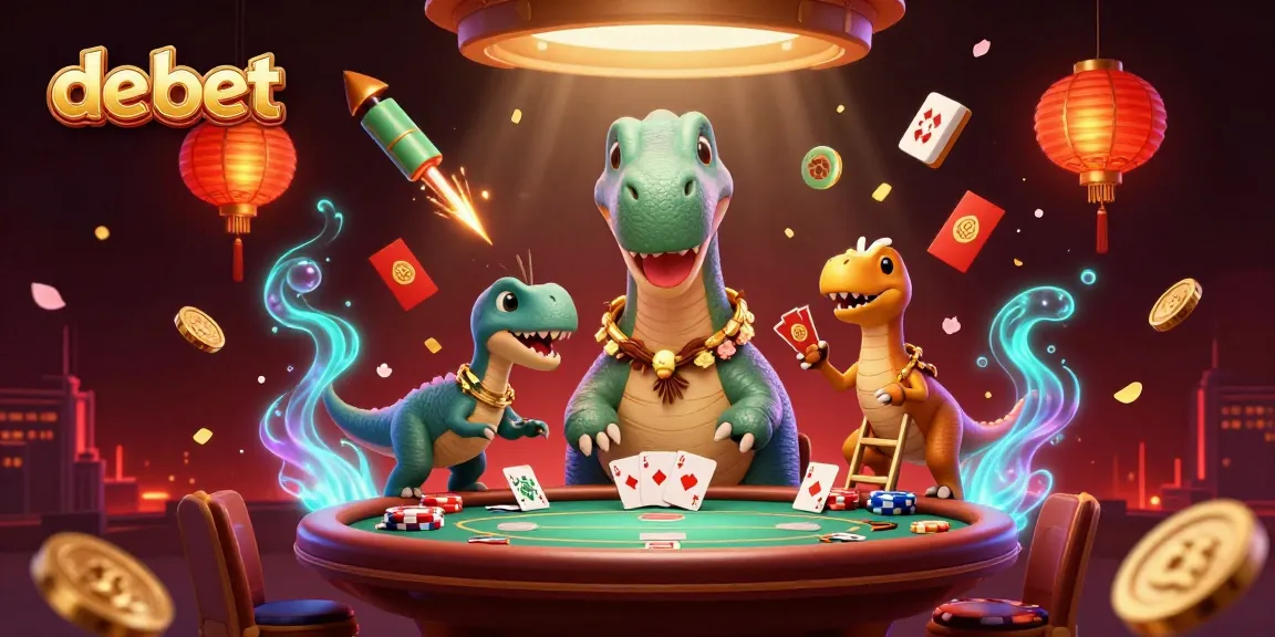Engage with poker excitement at de bet's animated casino scene with vibrant card action and thrilling atmosphere.