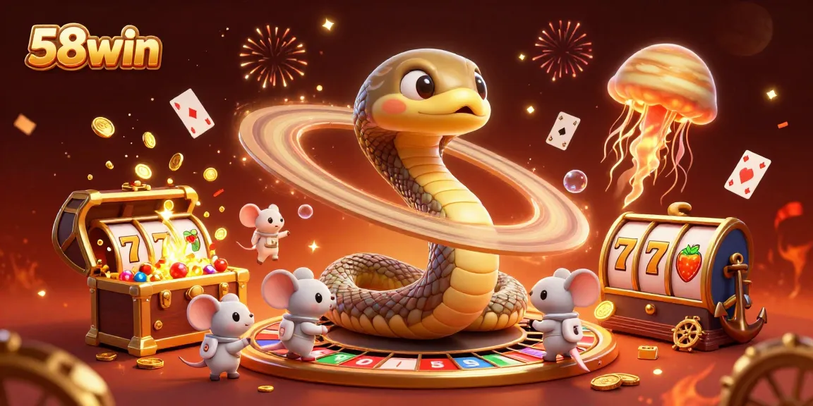 Experience thrilling betting action at 58win with cartoon characters placed on a vibrant roulette wheel.