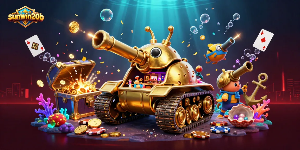 Experience thrilling gameplay in sunwin20b with a vibrant 3D casino-themed scene bursting with excitement