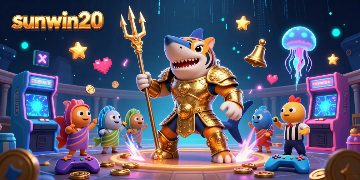 Experience thrilling gameplay at sunwin20 with vibrant 3D casino characters and arcade elements.