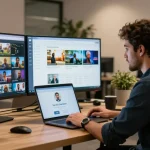 IPTV Reseller in a professional office setting providing trusted local services to clients with quick support.